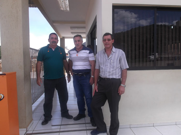 Na foto da Direita para esquerda: João Sérgio Ribeiro, Hamilton de Lima e Jocil Pereira.